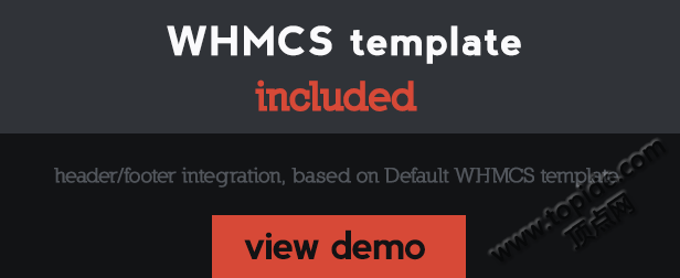 FiveLayer WHMCS template - 响应式WHMCS风格包括HTML文件