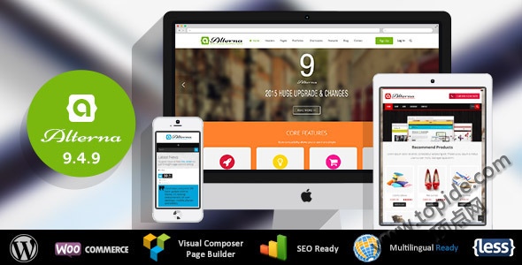 Alterna v9.4.8 – 超多用途 WordPress 主题【更新】