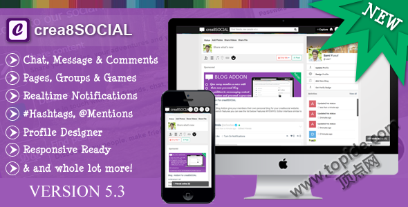 crea8social - PHP社交网络平台商业破解版 v.5.3