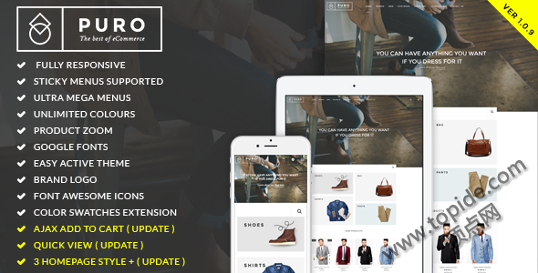 Puro v1.08 – 响应式 Magento 主题