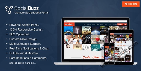 SocialBuzz v1.2 – Ultimate Social Media Portal