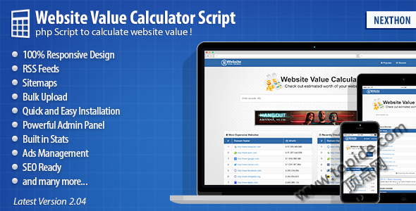 Website Value Calculator - 网站价值计算器 V2.0.7