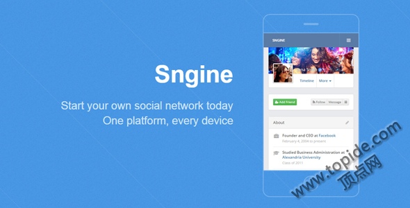 Sngine - PHP社交网络平台源码
