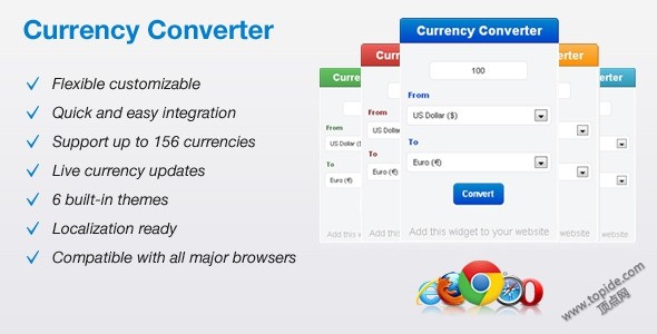 Currency Converter v1.8 - PHP在线货币转换器