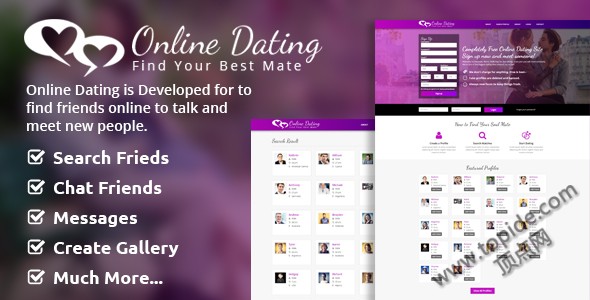 Online Dating Script v2.1 - PHP在线约会系统