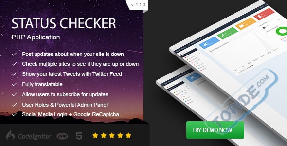 Status Checker v1.1.0 - PHP Site Server Status【关闭】