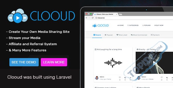 Clooud v1.4.0 - 专业级媒体分享系统