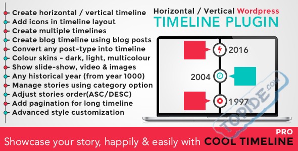 Cool Timeline Pro v2.6 - WordPress 非常炫酷的 Timeline 插件