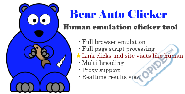 Bear Auto Clicker v1.9 - 网站自动点击软件