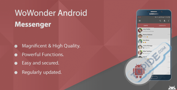 WoWonder Android Messenger v1.3.0 - WoWonder安卓客户端源码