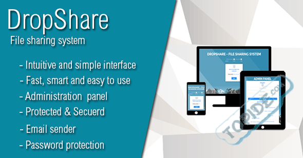 DropShare - PHP在线文件分享系统