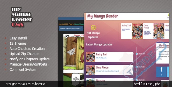my Manga Reader CMS - PHP漫画连载系统
