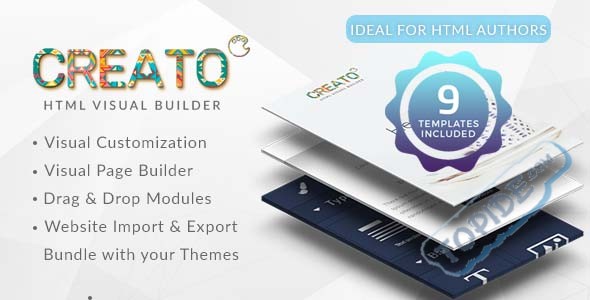 Creato - HTML 页面在线生成器