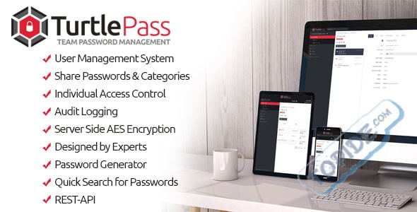 TurtlePass v1.1 - 在线PHP团队密码管理器