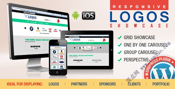 WordPress Logos Showcase v1.3.1.1 - Grid and Carousel
