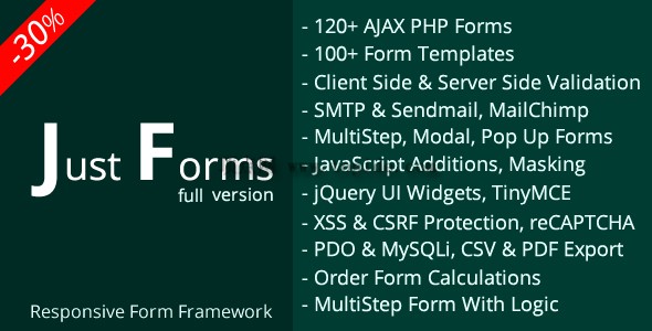 Just Forms full v2.4 - 多款PHP在线表格