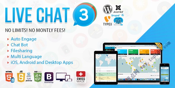 Live Support Chat v3.7 - PHP在线支持系统