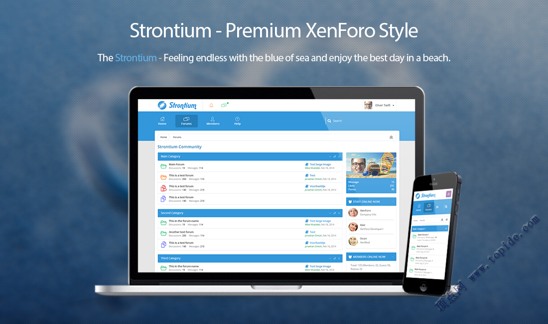 STRONTIUM v2.0.6- XENFORO 2 论坛风格