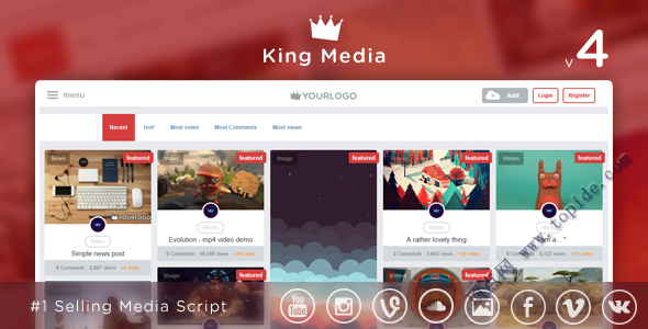 King Media v4.1 - PHP媒体CMS商业破解版 已更新