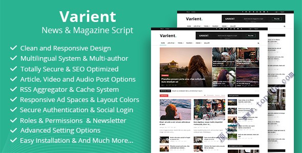 Varient v1.5.1- PHP文章杂志系统