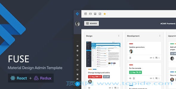 Fuse v2.2.3 - React Redux Material Design 管理端模板