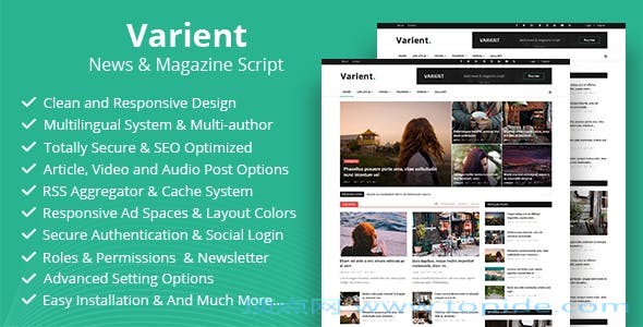 Varient v1.6 - PHP文章杂志系统