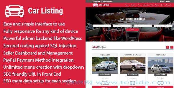 Carlisting v1.2 - PHP多商户汽车销售管理系统