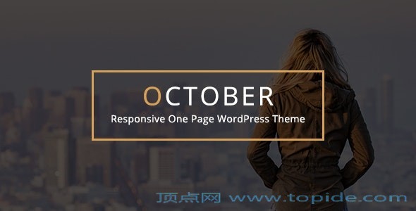 October v2.1 - 响应式单页WordPress主题