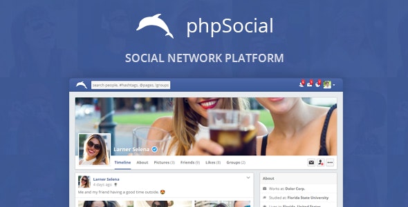 phpSocial v6.9.0 - PHP社交平台源码