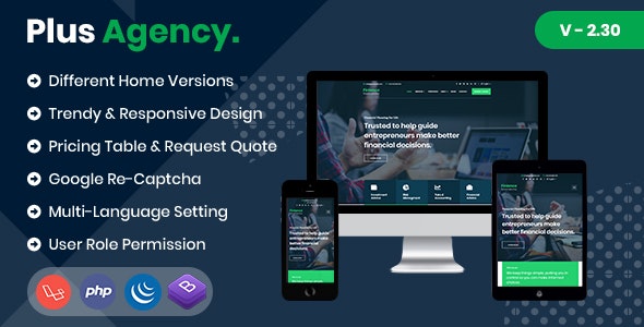 PlusAgency v2.3.0 - PHP多功能商业CMS破解版