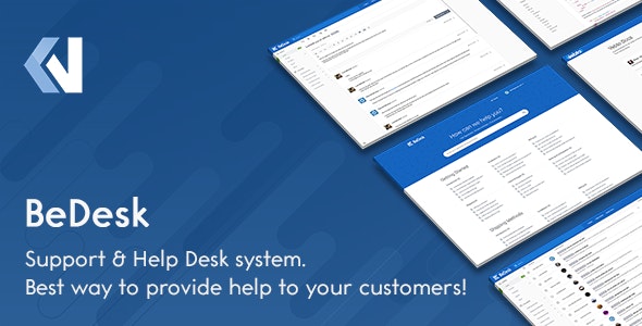 BeDesk v1.3.5 - PHP客户支持 & 帮助平台工单系统