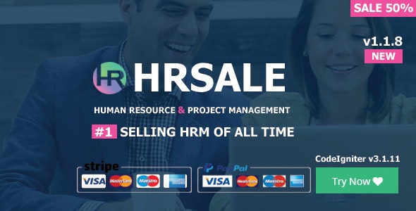 HRSALE v1.1.8 - PHP HRM人力资源管理系统