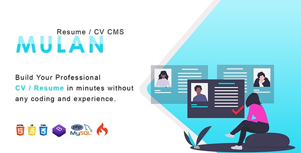 Mulan v1.2 - PHP简历 / CV CMS