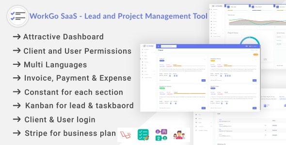 WorkGo SaaS v1.0 - php潜在客户和项目管理工具