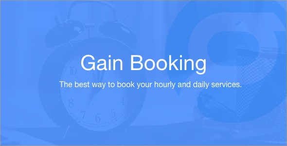 Gain Booking v1.1.3 - PHP预定源码
