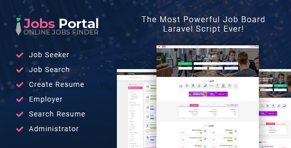 Jobs Portal v3.3 - Job Board Laravel Script