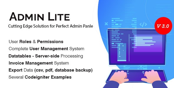 Admin Lite v3.1 - PHP 管理面板 + 用户管理