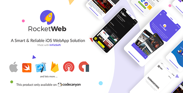 RocketWeb v1.0.6 - 可配置的 iOS WebView 应用程序模板