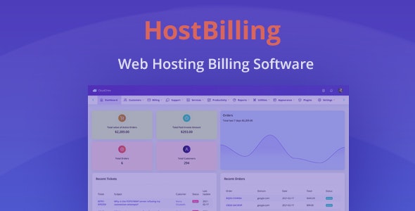 HostBilling v1.2.5 - 虚拟主机计费和自动化软件