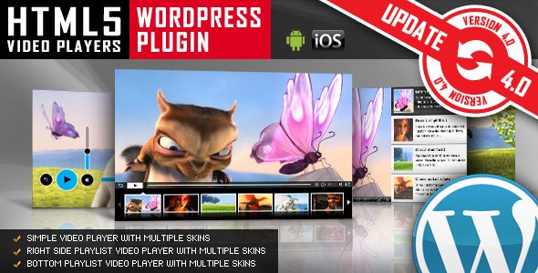 HTML5 Video Player v5.3.3 - HTML5 视频播放器 WordPress插件