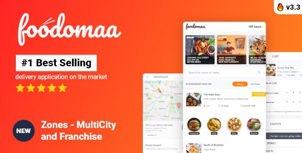 Foodomaa v3.0 - 多餐厅点餐、餐厅管理和配送应用