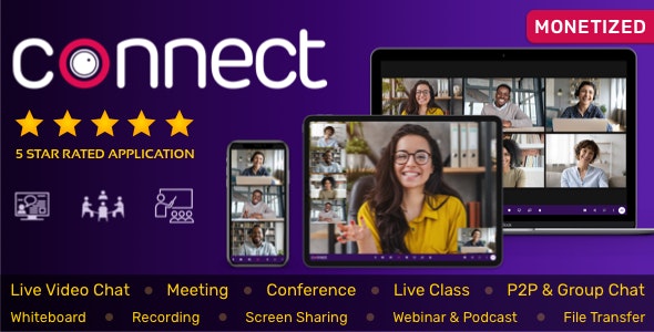 Connect v1.12.0 - PHP实时视频聊天、会议源码