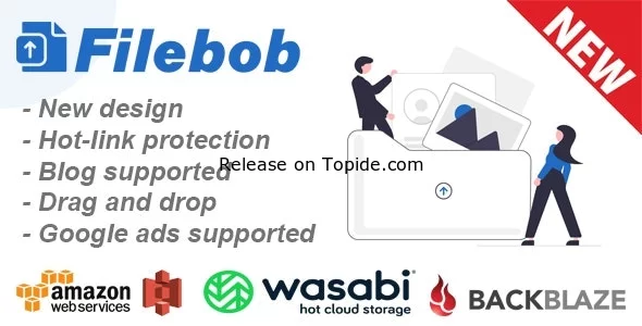 Filebob v1.3.0 - PHP文件共享和存储平台源码