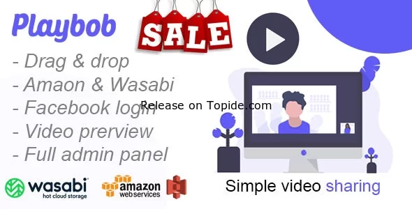 Playbob v1.0 - 简单的PHP视频上传分享程序