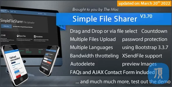 Simple File Sharer v3.7.0 简单的PHP文件分享源码