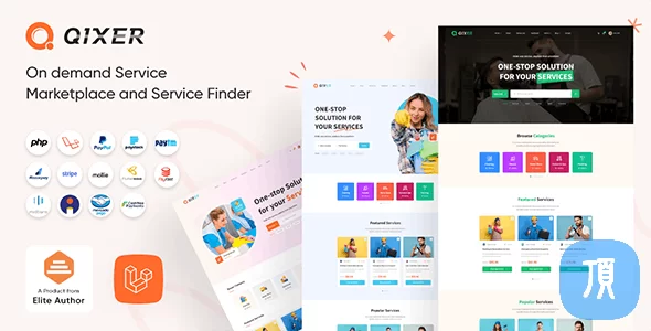 Qixer v1.1.1 - 多商户服务订制市场源码破解版