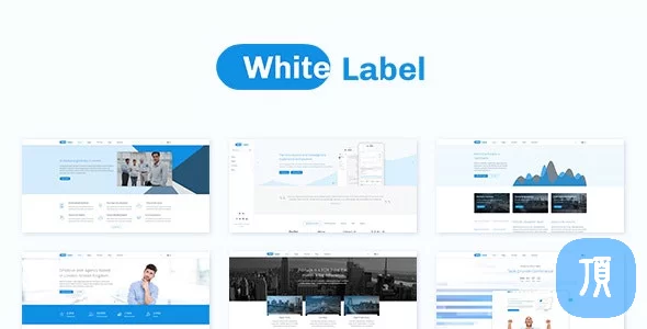 White Label v1.0 - 白标企业网站、商业网站HTML模板