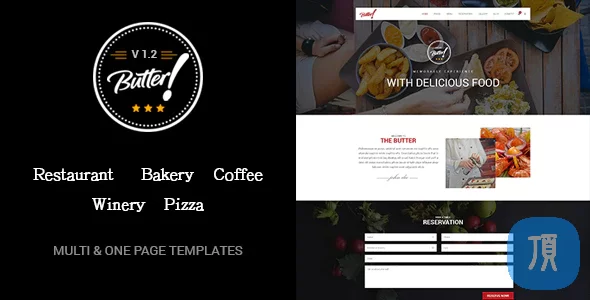 Butter v1.2 - 餐厅、餐饮类HTML模板