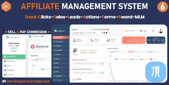 Affiliate Management System v6.0.0.1 - PHP推广平台源码