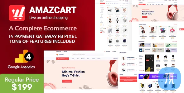 AmazCart v3.0 - laravel 电子商务系统CMS